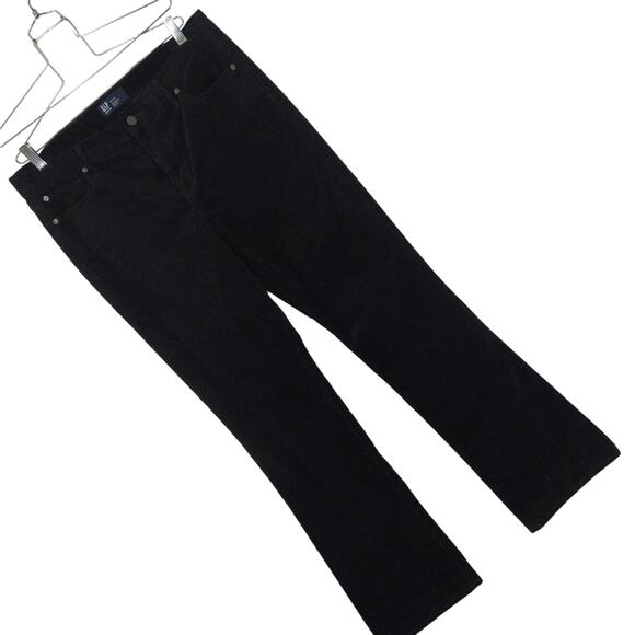 THE GAP! LUXURIOUS BLACK FINE WALE CORDUROY, FIVE POCKET PANTS, SLACKS! SZ 16T - Picture 1 of 9